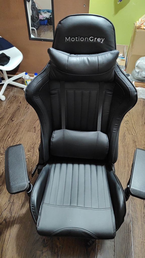 motion grey ergonomic chair