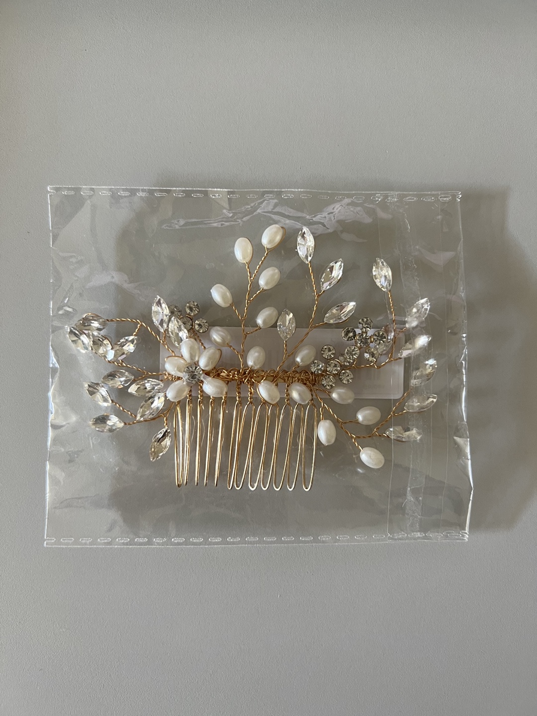 Wedding hairpiece for bride - photo 2