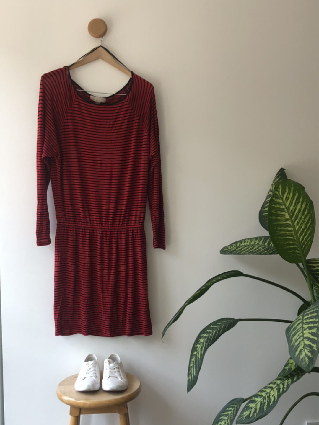 XS-M- Michael Kors Red Striped Dress image indicator(3)
