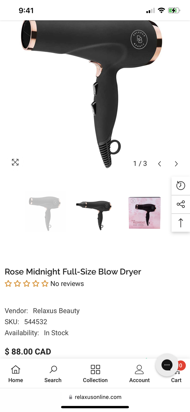 New in box hair dryer thumbnail