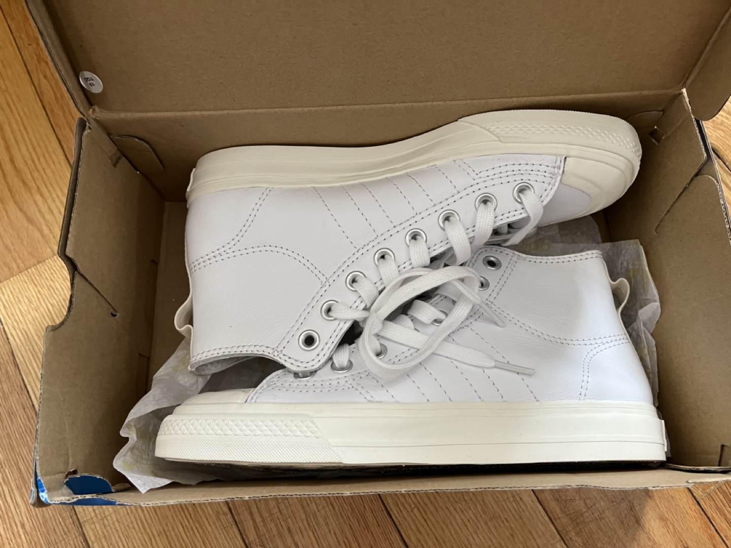 BRAND NEW Adidas High-Top White Sneakers - photo 4