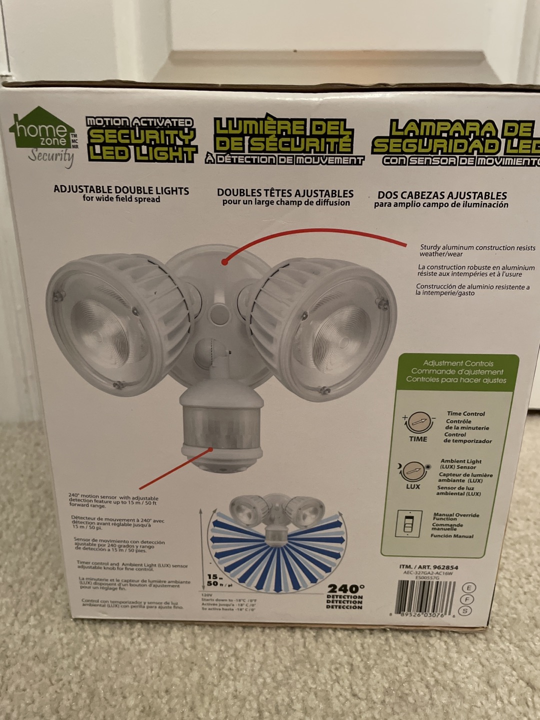 Motion activated Security LED Light - photo 2