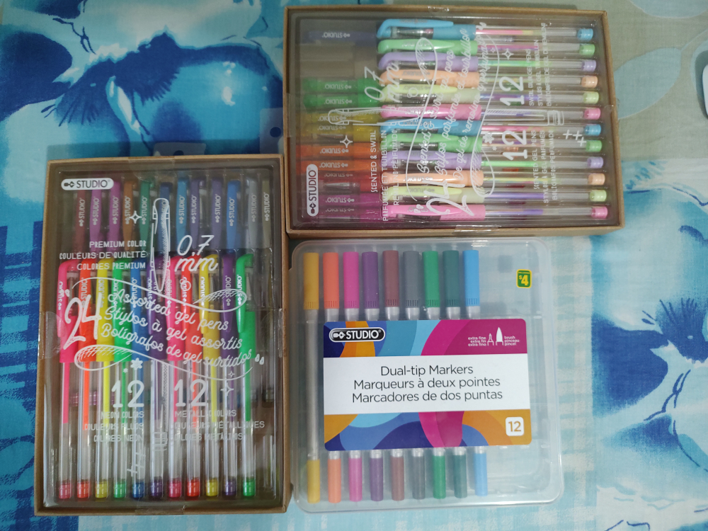 Markers and Colorful Gel Pens (Dollarama) - photo 2