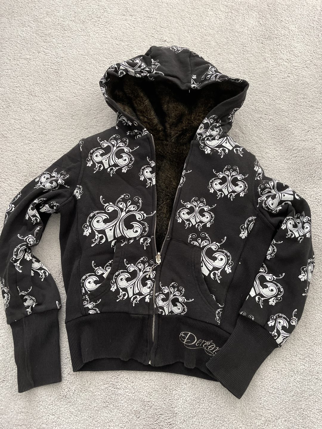 Dereon Beyoncé fur hoodie