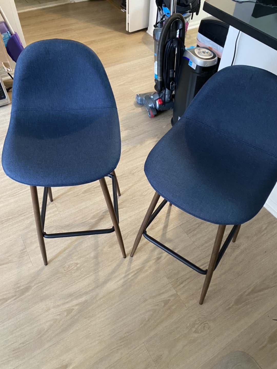 Navy Blue Stools