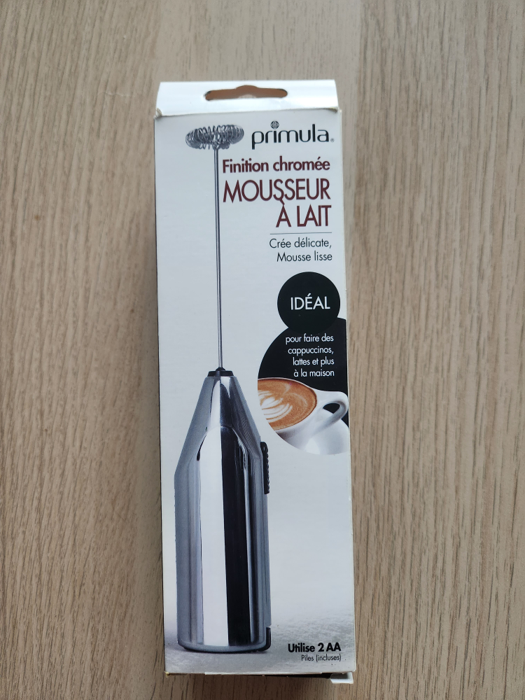 Primula Stainless Steel Handheld Electric Milk Frother, Portable - photo 2