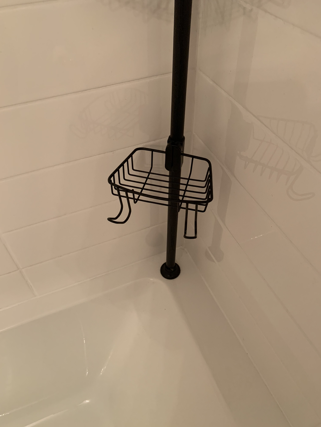 Corner wall shelf unit, stainless steel black - photo 4