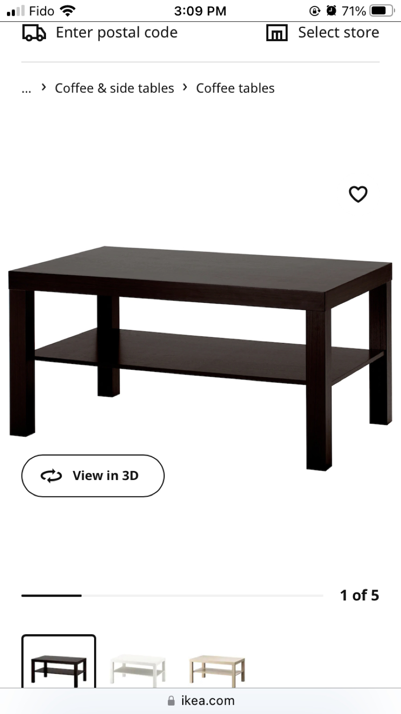 IKEA coffee table