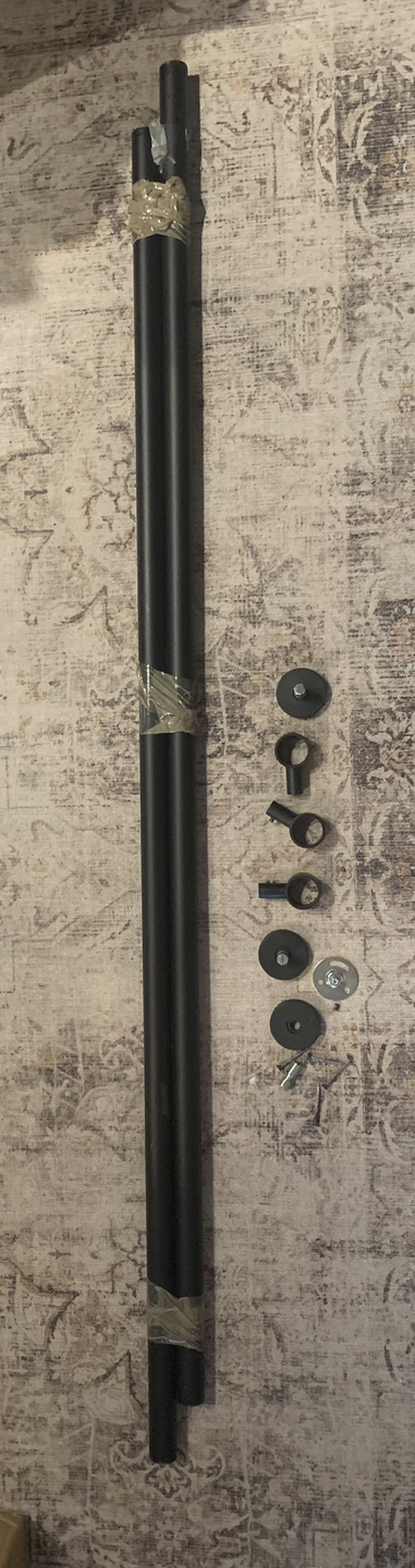 Black curtain rod - 104” thumbnail
