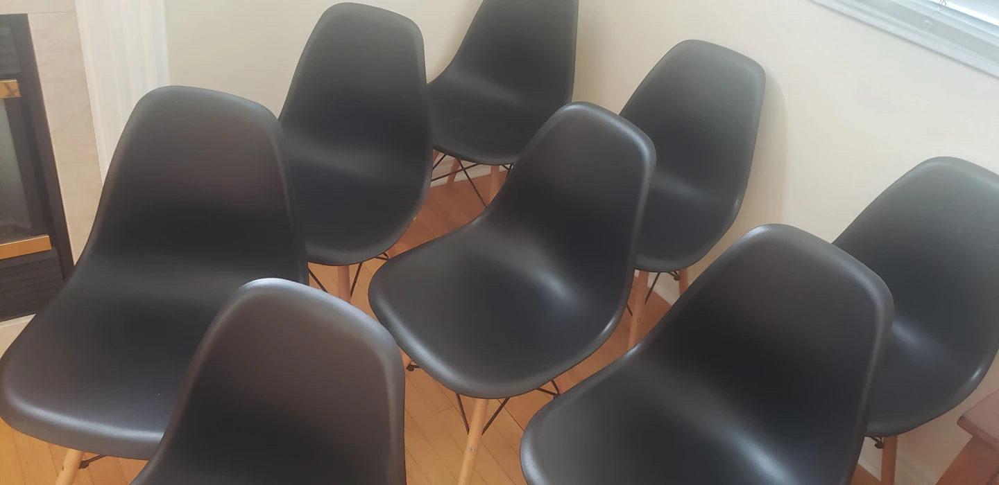 8 black chairs  IKEA - photo 2