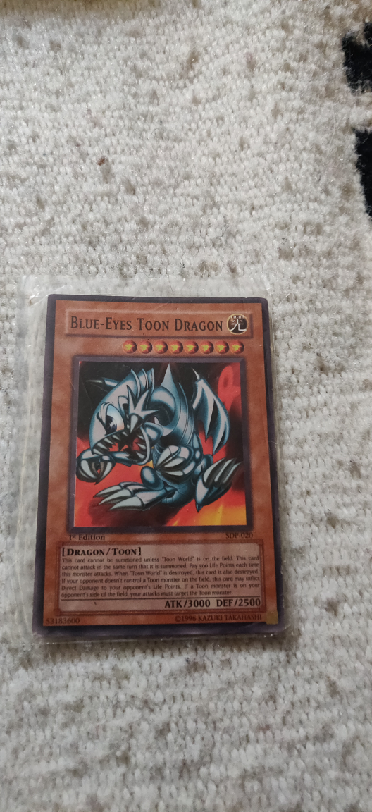 First Edition Blue Eyes Toon Dragon thumbnail