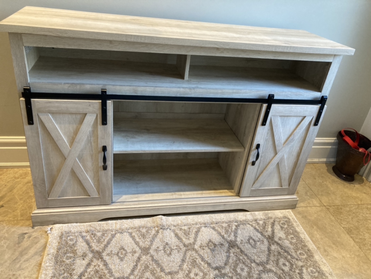 Buffet table color white oak. - photo 2