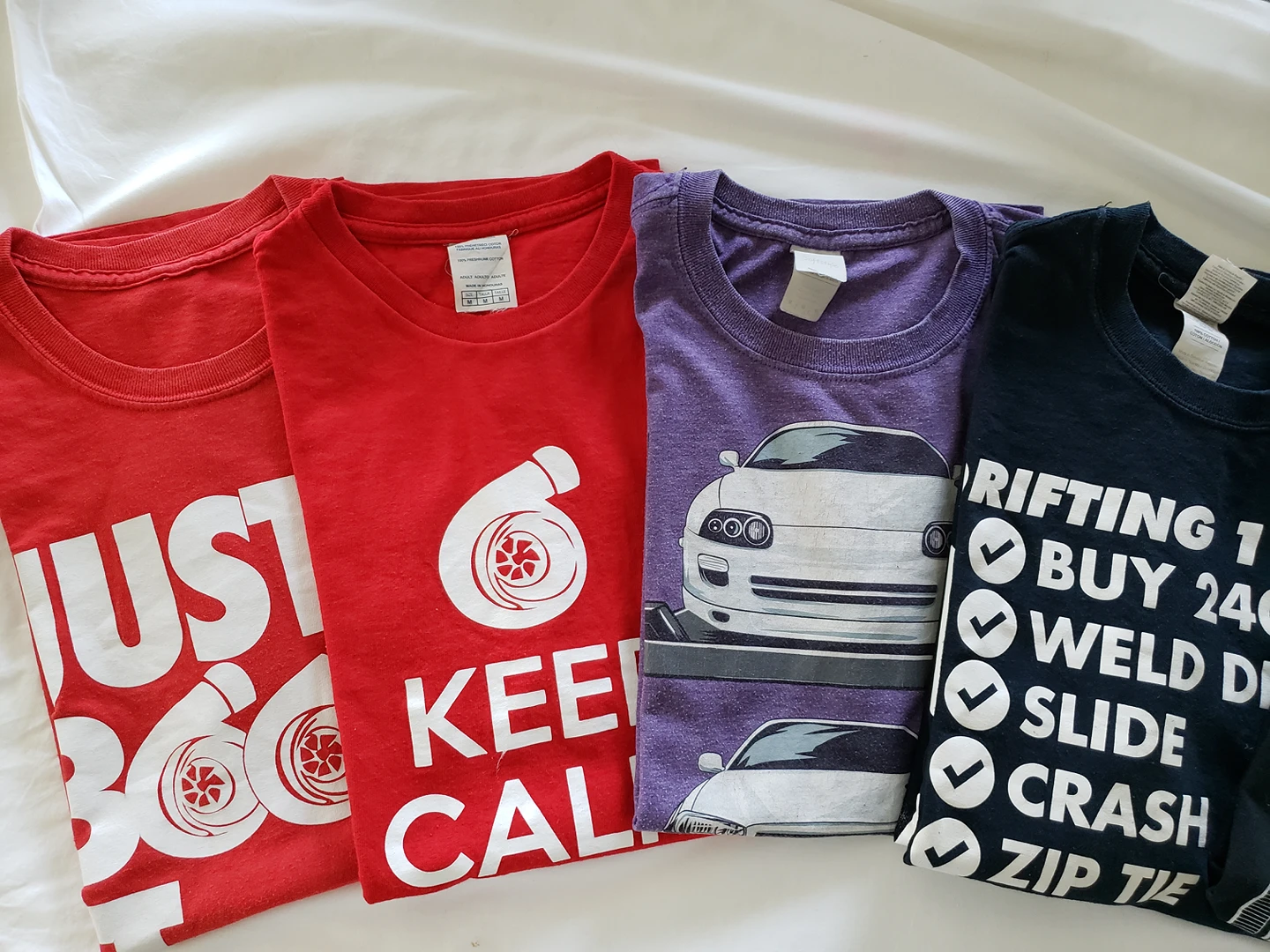 7  T Shirts for youth / car enthusiast