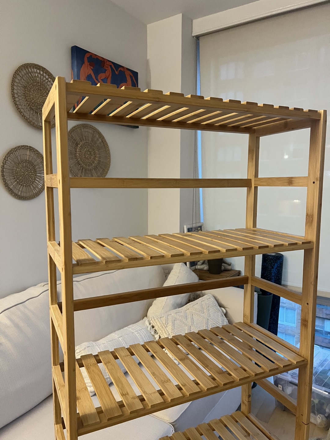 Wooden book shelf - photo 2
