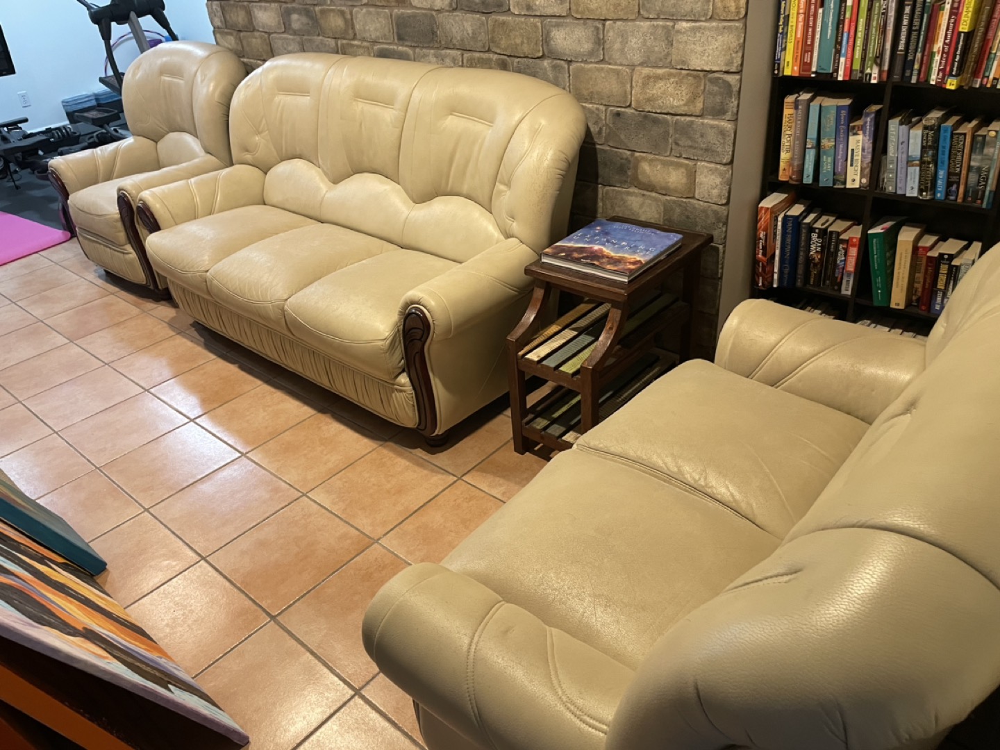 Leather Couches Set (3 piece) - photo 5