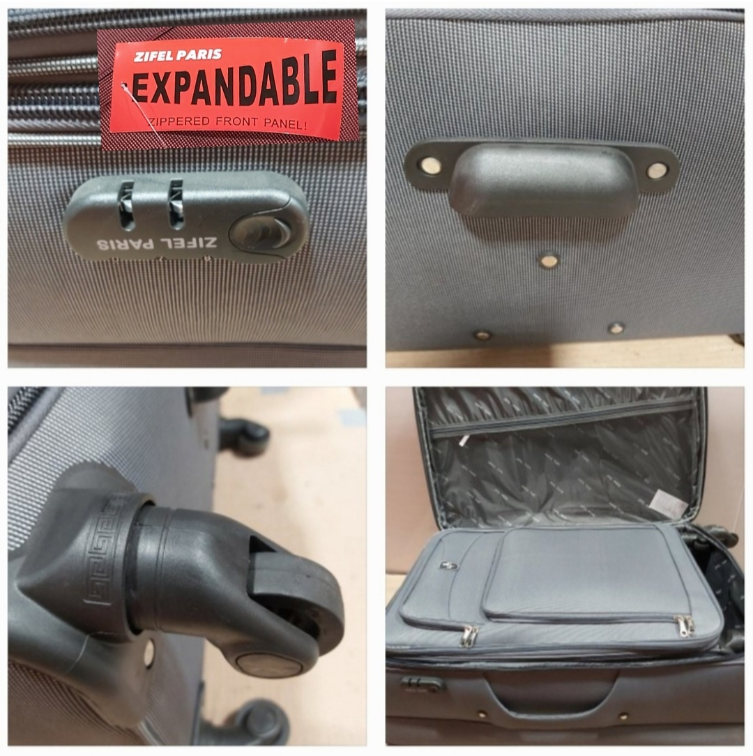 NEW Softside Luggage Travel Baggage Suitcases Expandable image indicator(7)
