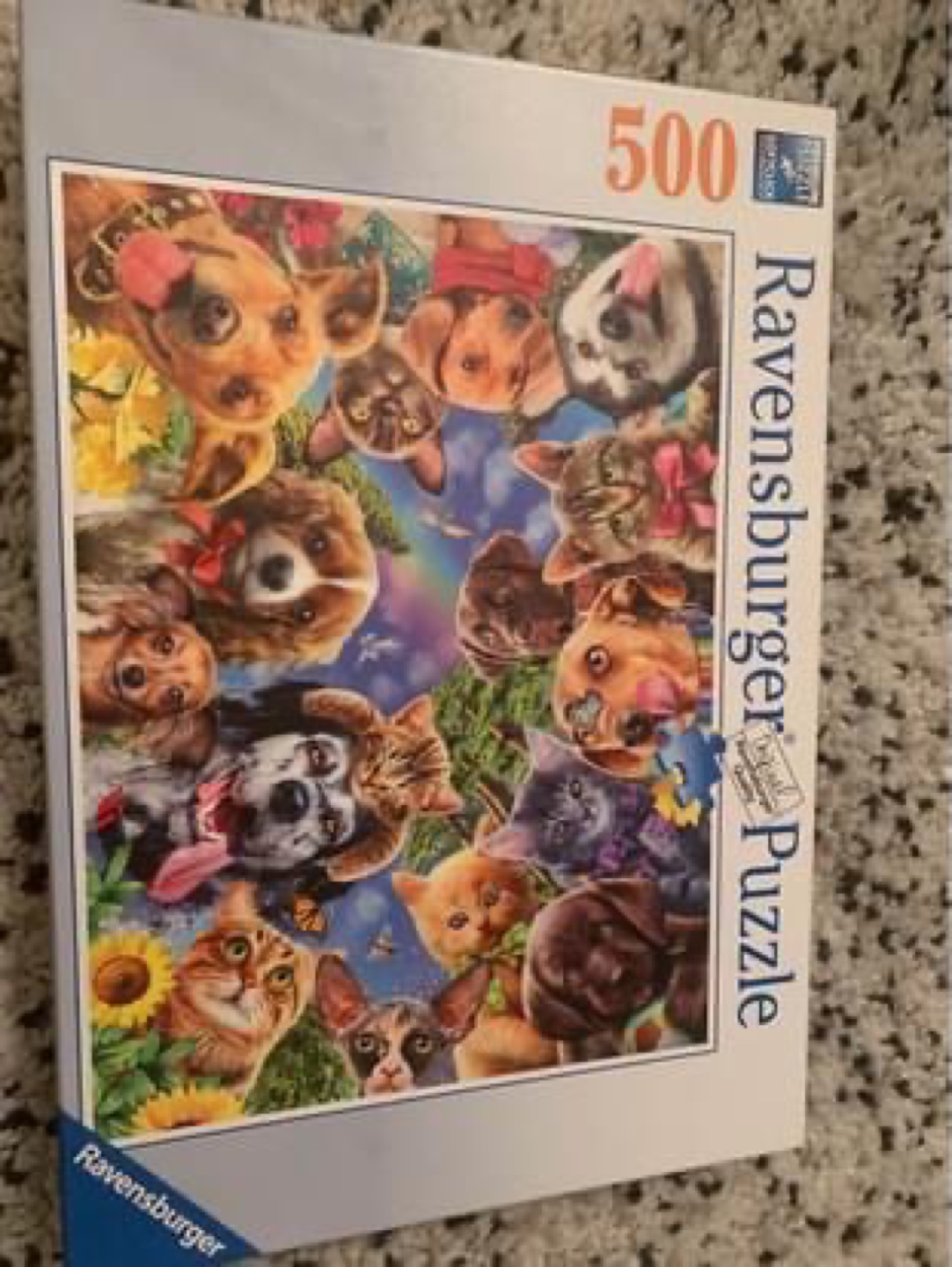 Ravensuburger 500 piece puppy puzzle thumbnail