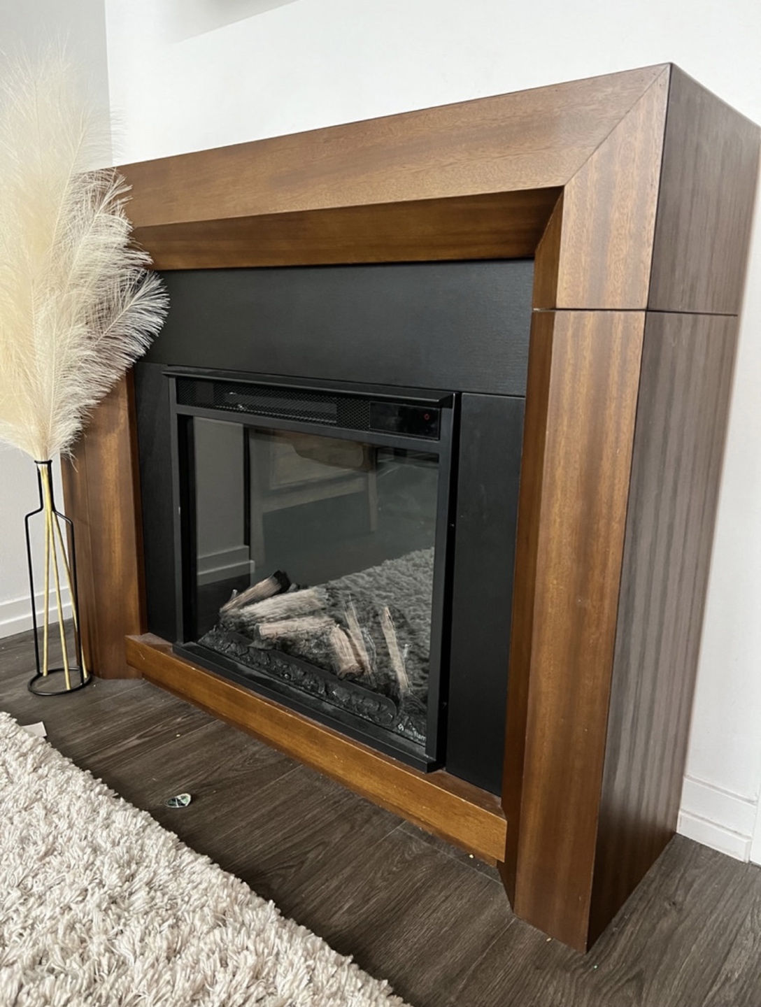 Electric Fireplace Heater by Real Flame Black Maple - photo 2
