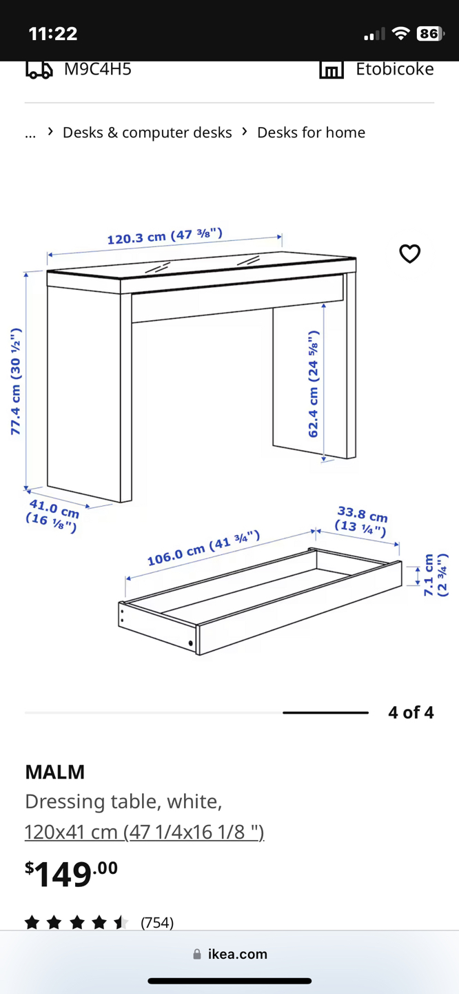 Dressing desk with a chair - photo 5
