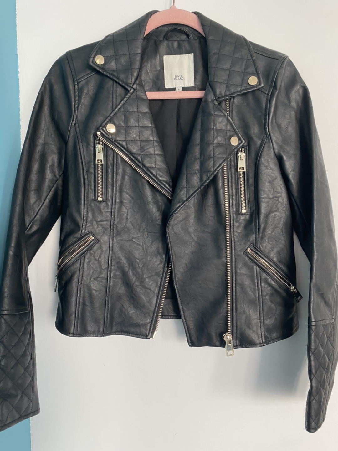 Black leather jacket thumbnail