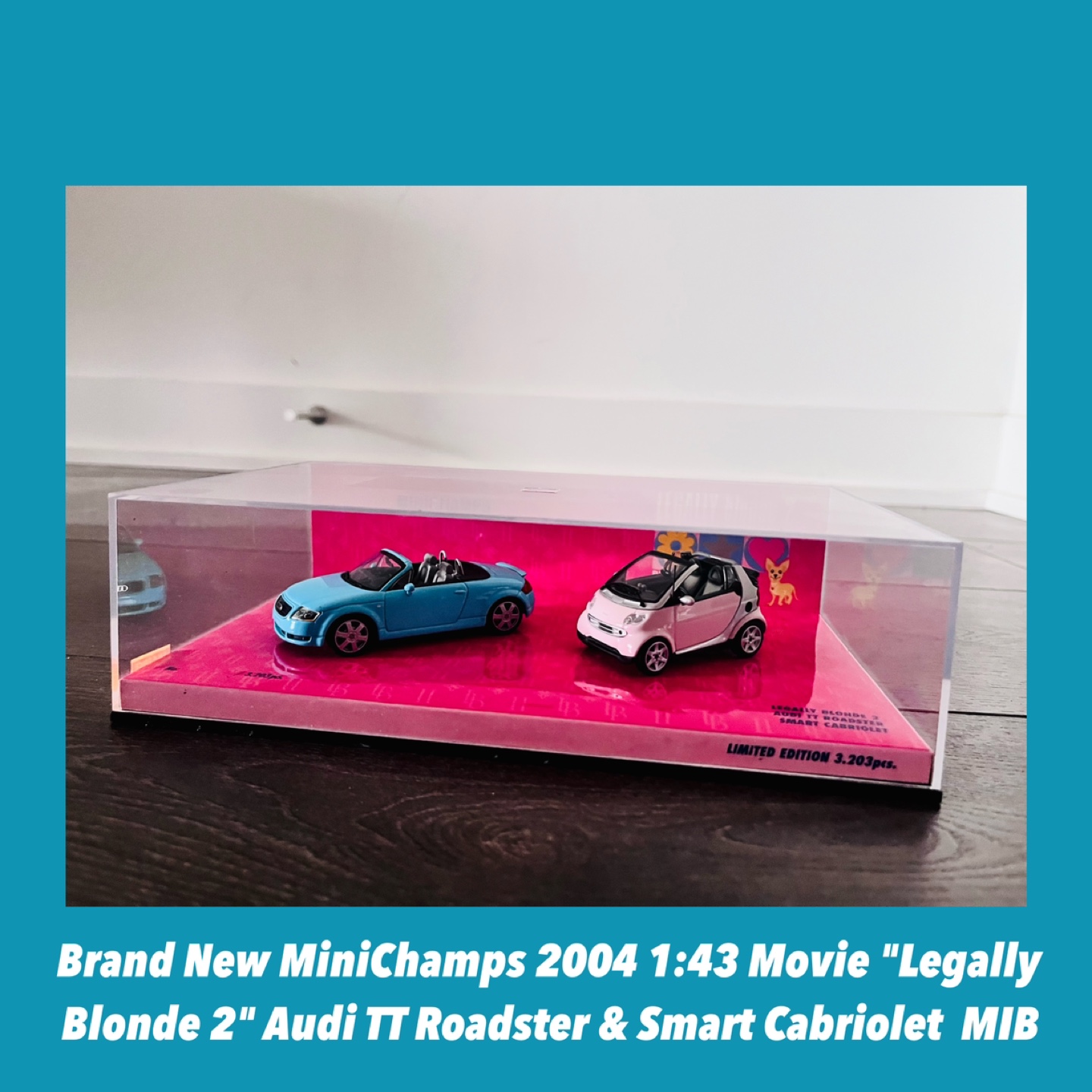 MiniChamps 1:43 Audi TT Roadster & Smart Cabriolet  MIB
