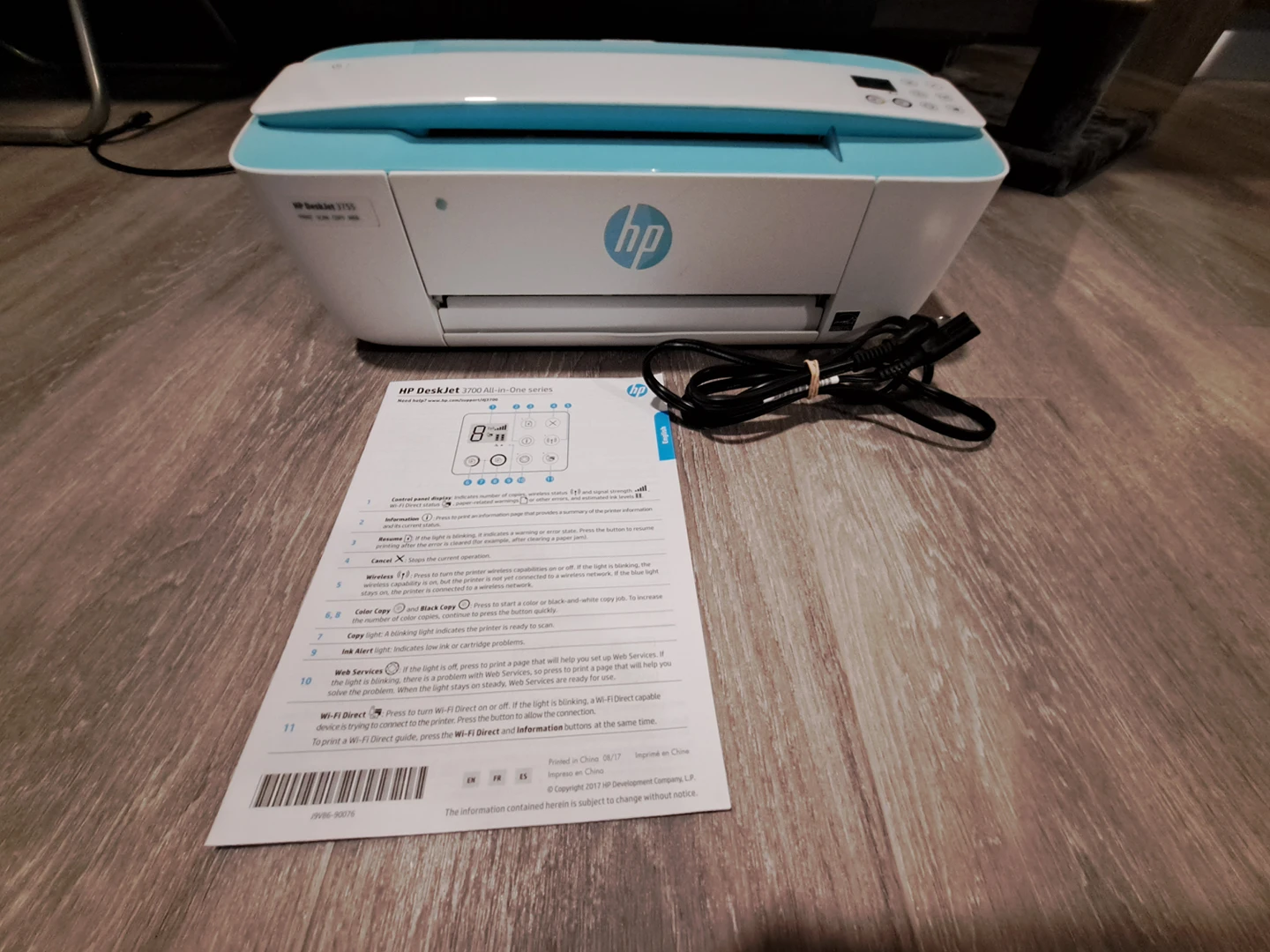 HP Deskjet 3755 printer Instant Ink Compatible