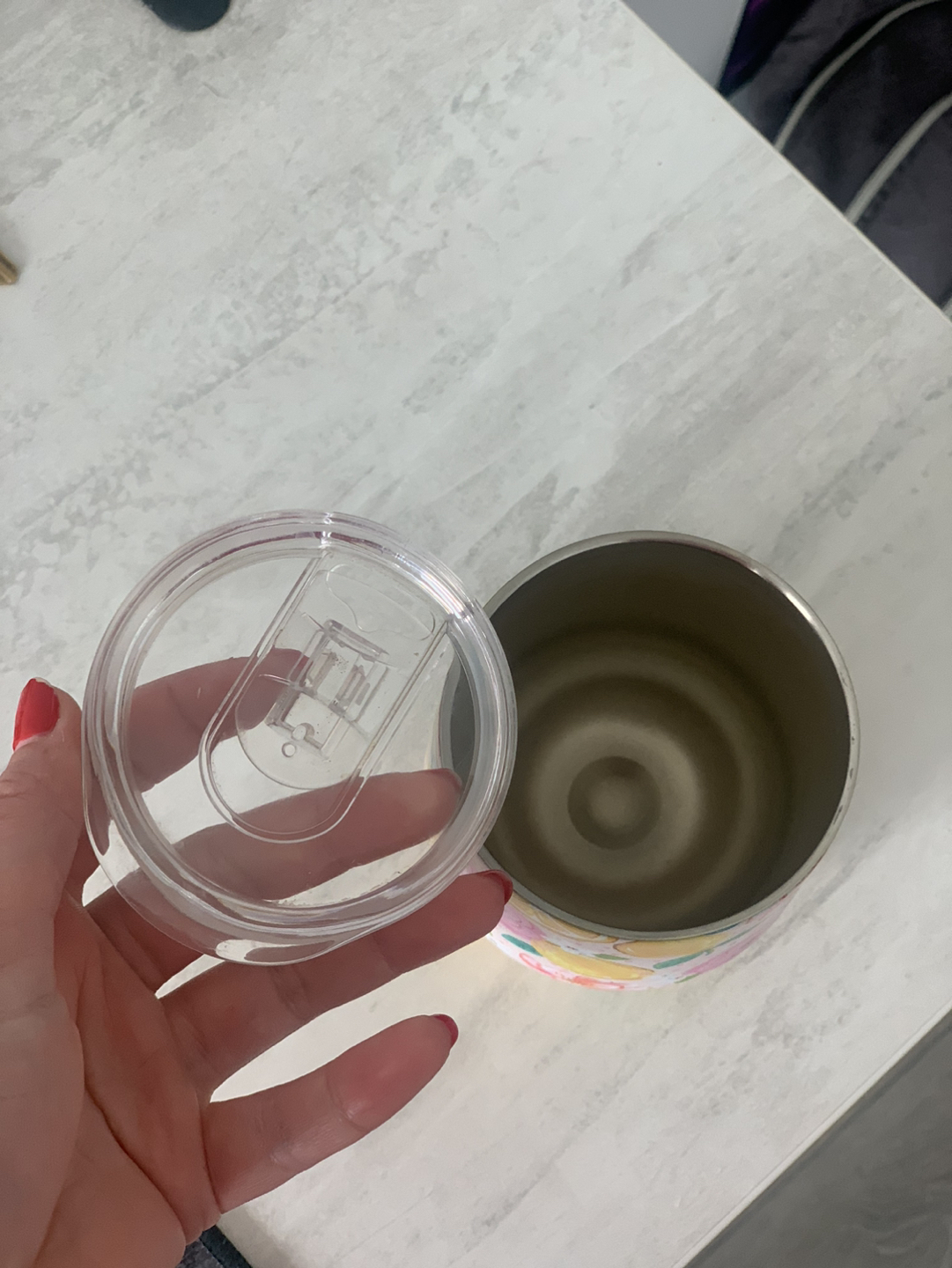 To go cup with flowers - photo 3