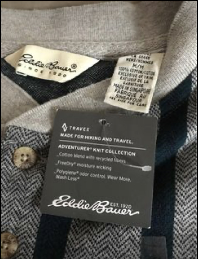 Eddie Bauer Polo sleeve image indicator(3)