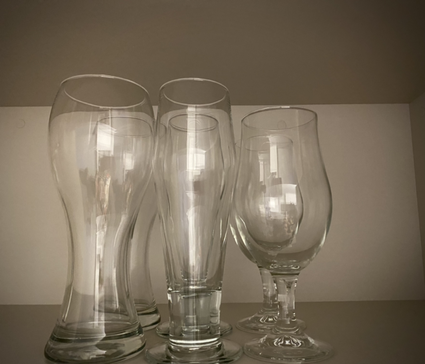 Beer glasses
