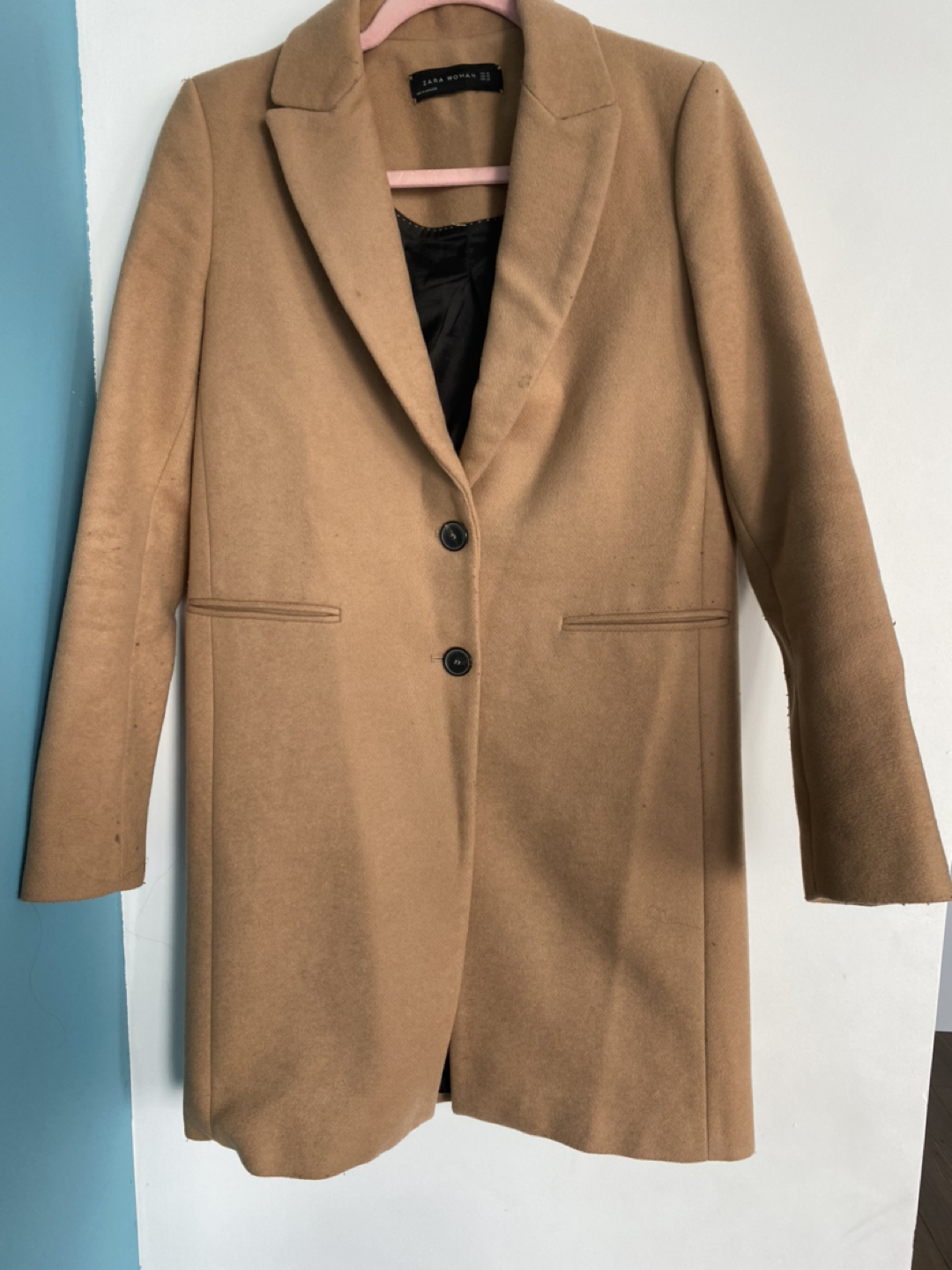 ZARA Camel coat thumbnail