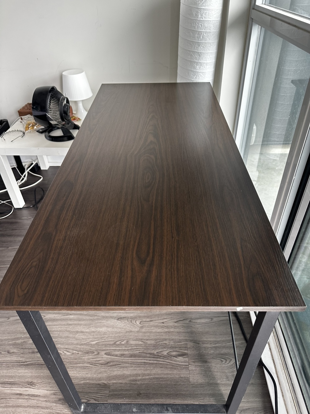 📢 FOR SALE: Study Table - Modern Design, Walnut Brown 📚