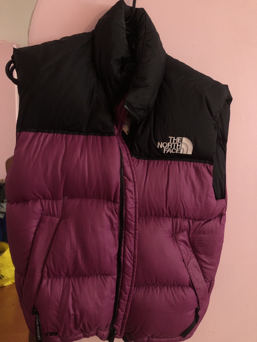 The north face down vest