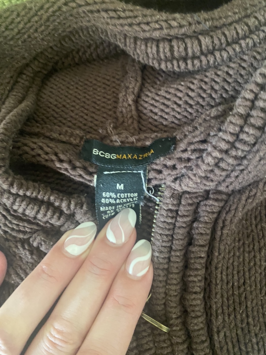 Brown cardigan size Med - photo 2