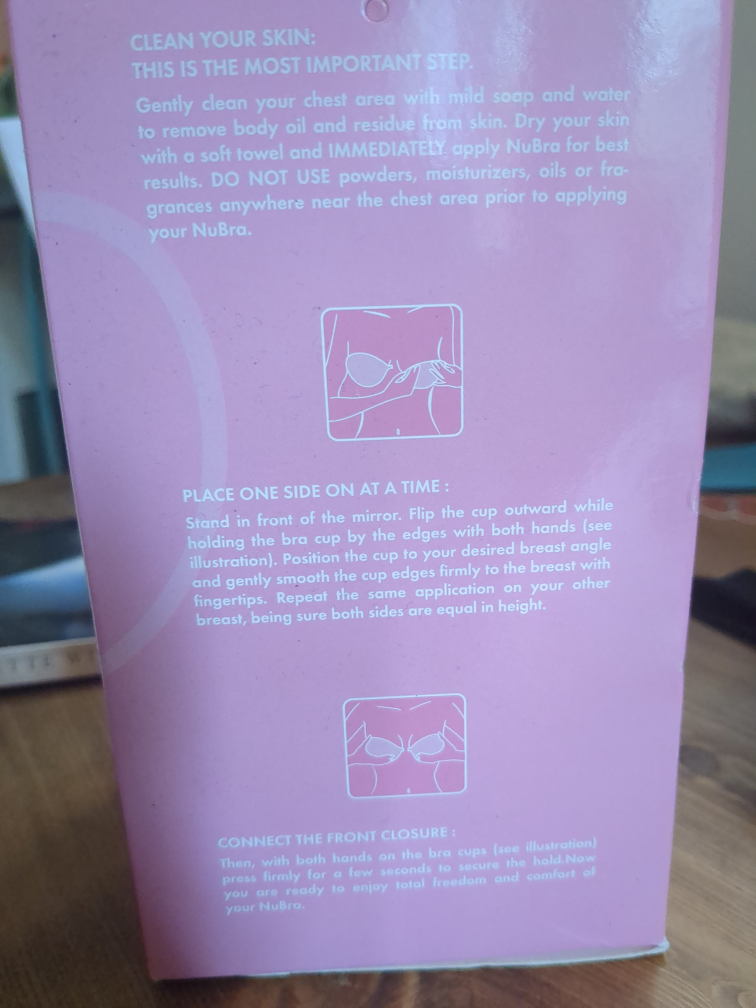 used NuBra b cup image indicator(2)