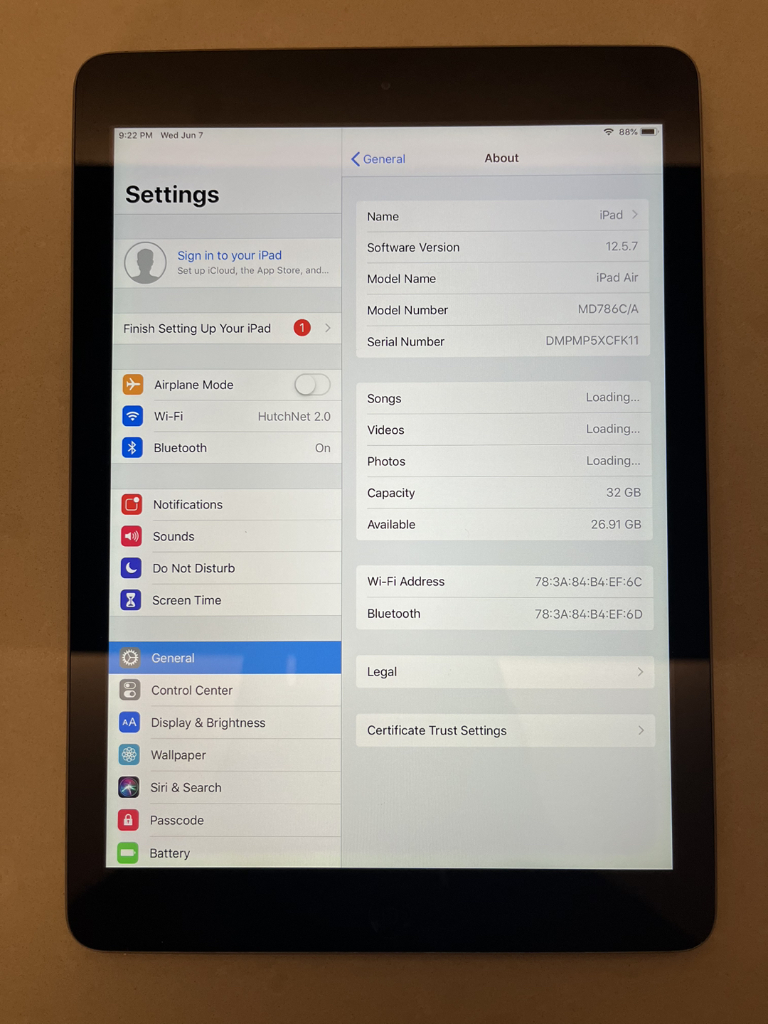 iPad Air 32GB WIFI - photo 2