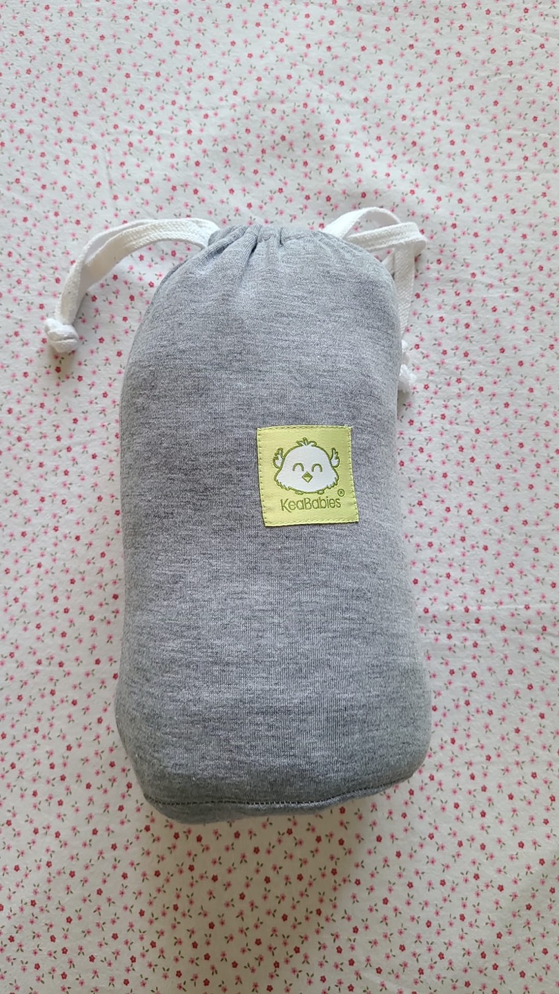 KeaBabies Baby Wrap Carrier (classic gray). One size fits all