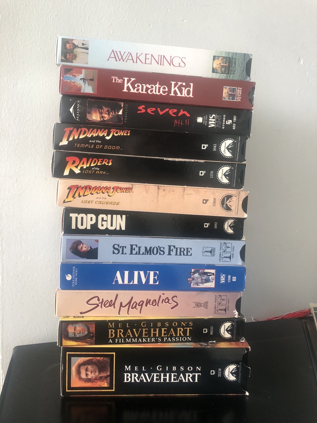 Vintage VHS tapes
