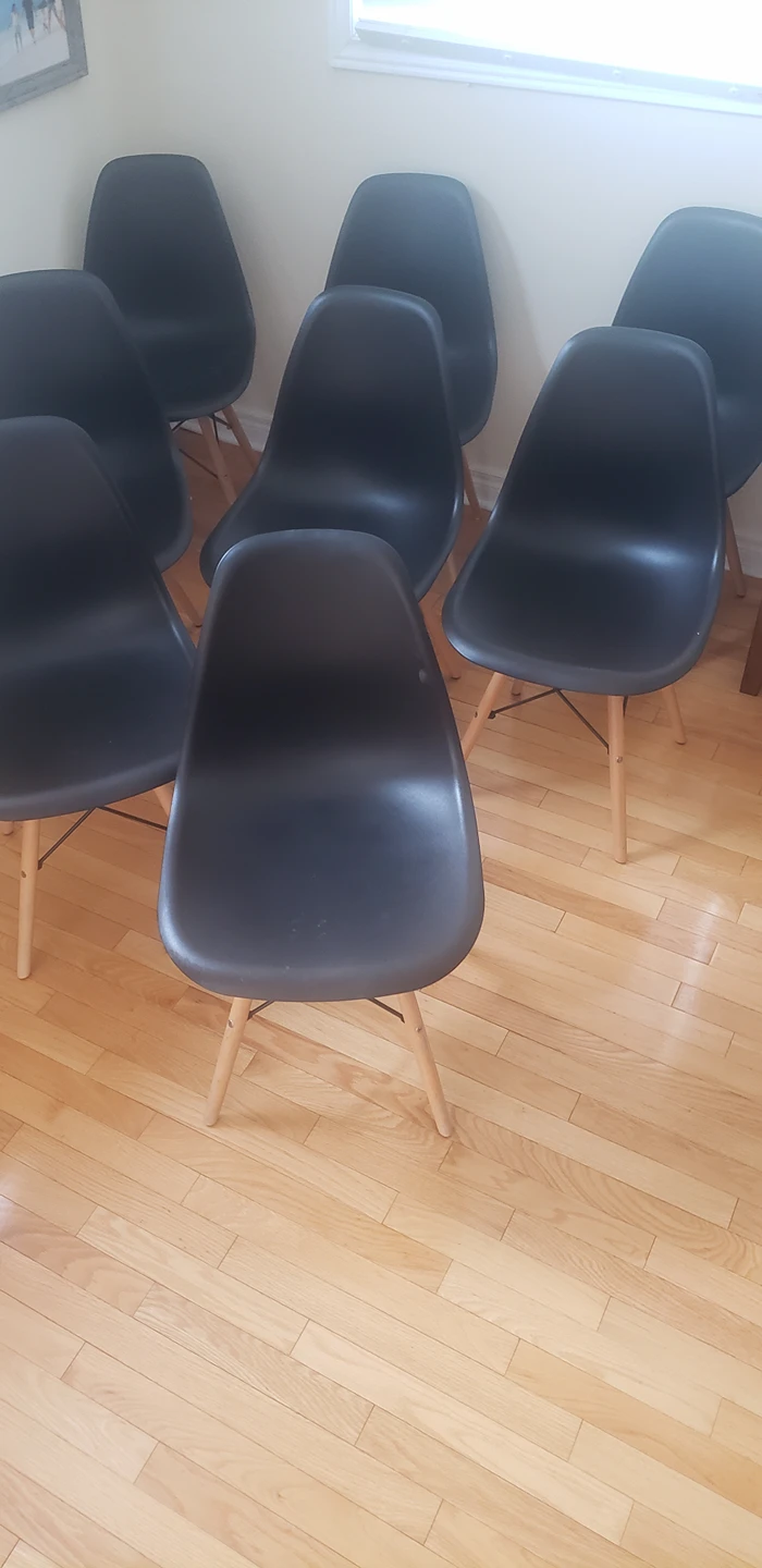 8 black chairs  IKEA - photo 3