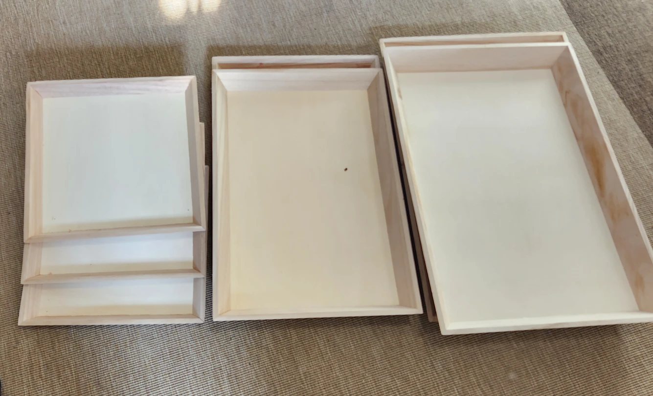⬆️Wooden trays - different sizes⬆️ image indicator(9)