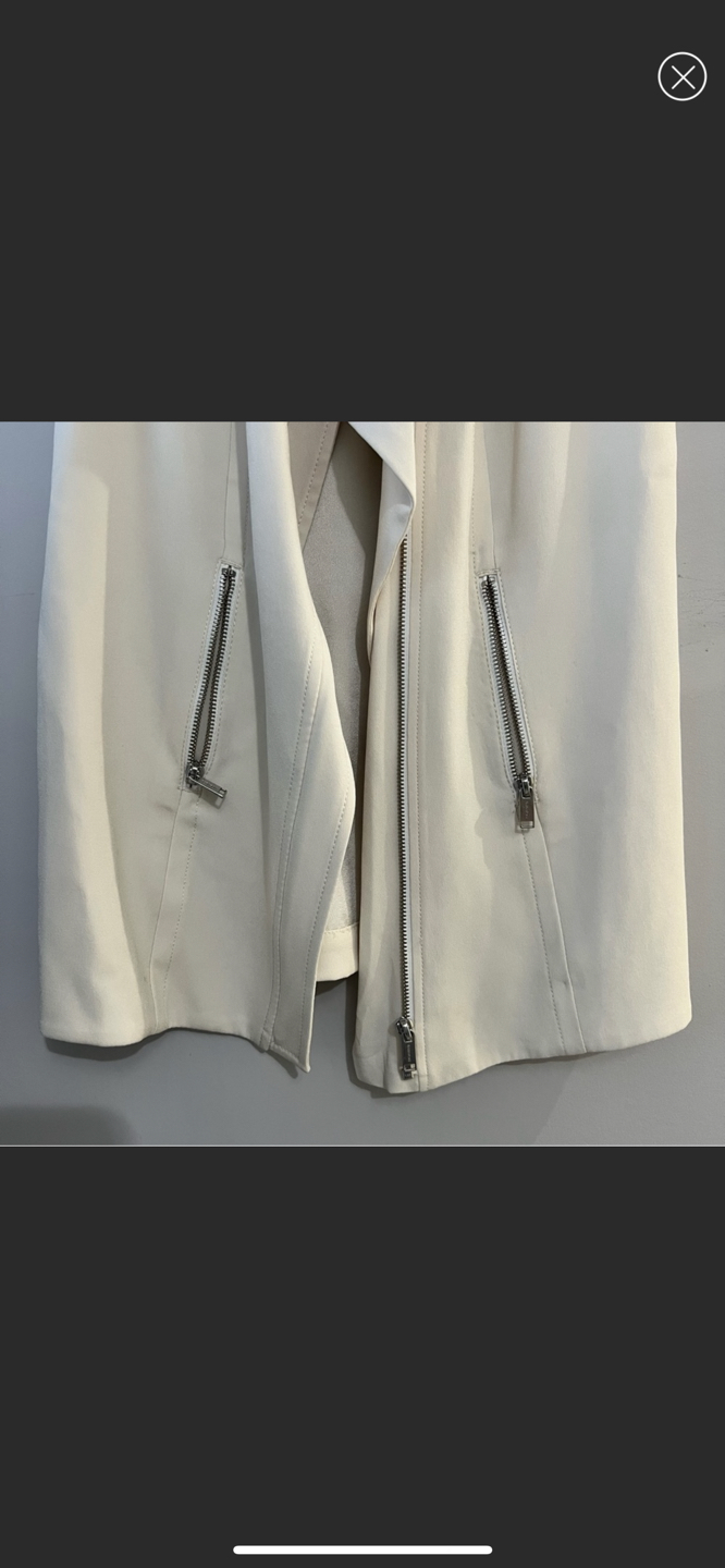 Aritzia Babaton Redford Moto Vest, Size 0 - photo 4
