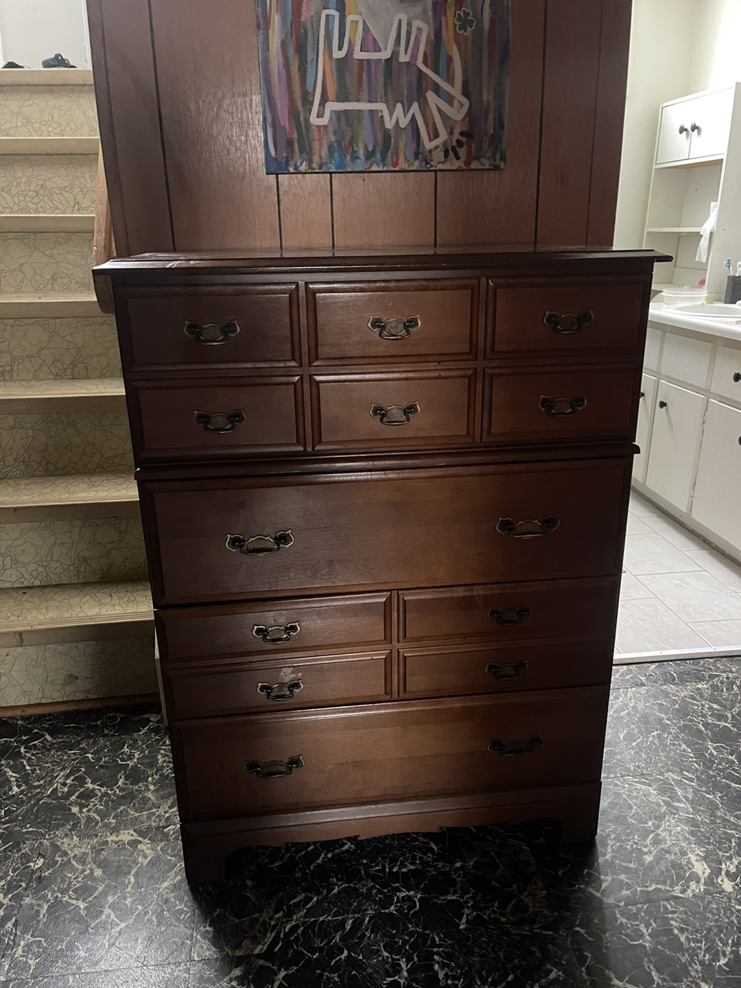 Antique Mahogany Wood Drawer - photo 3