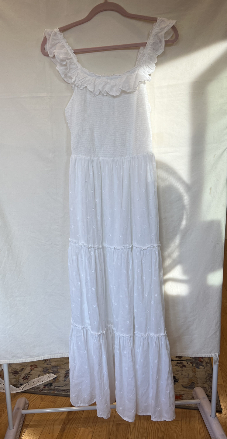 White maxi dress image indicator(2)