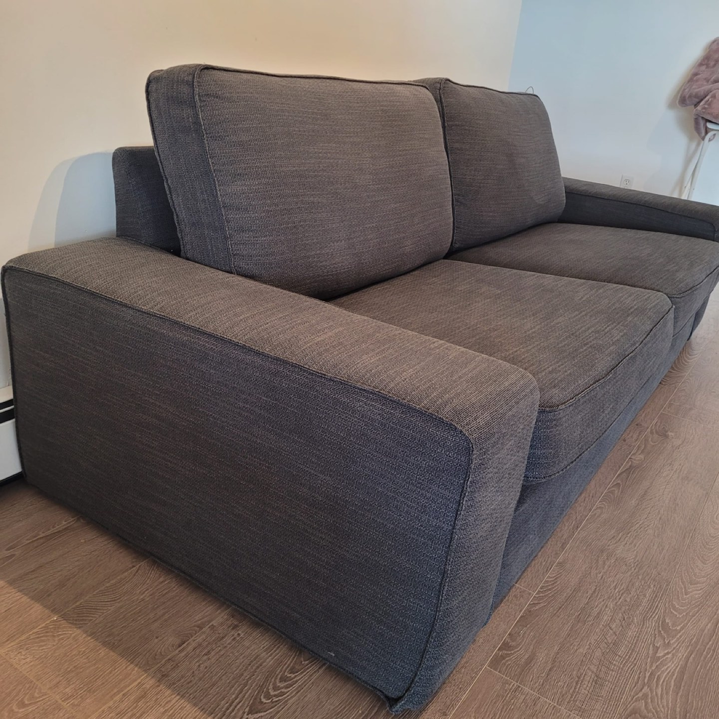 IKEA gray sofa - photo 4