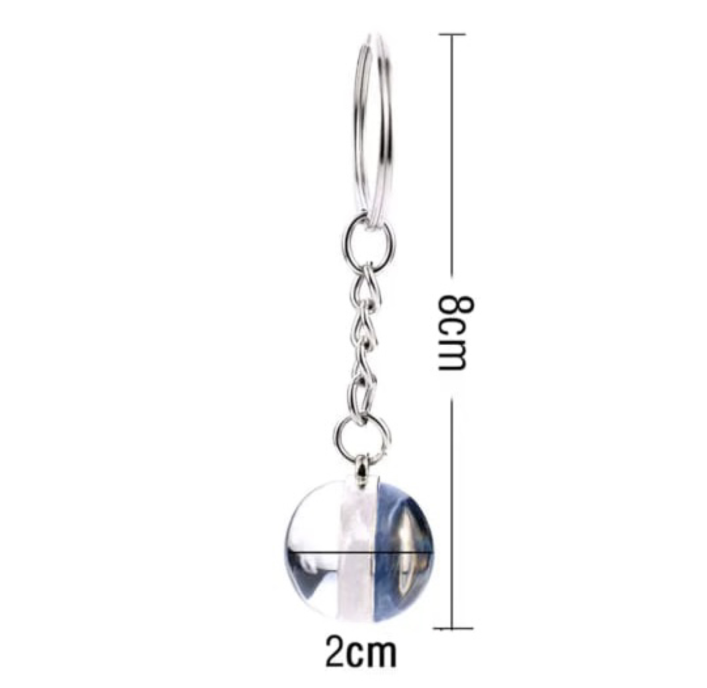 1pc constellation luminous keychain