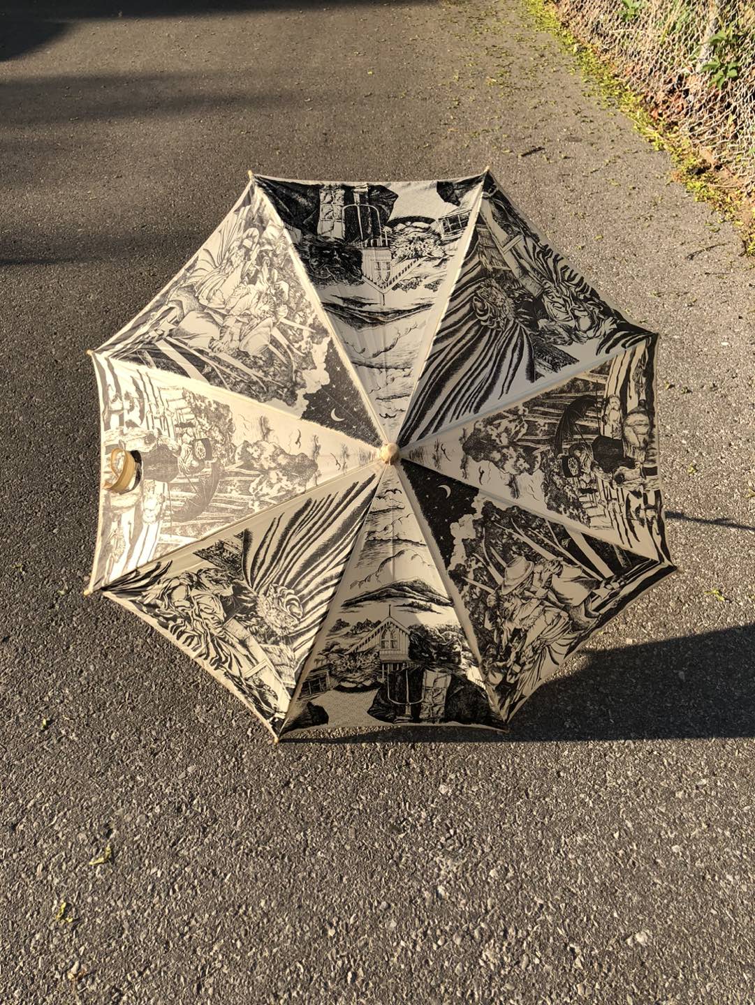 Beige colour with the patterns of the cats 45” - photo 2