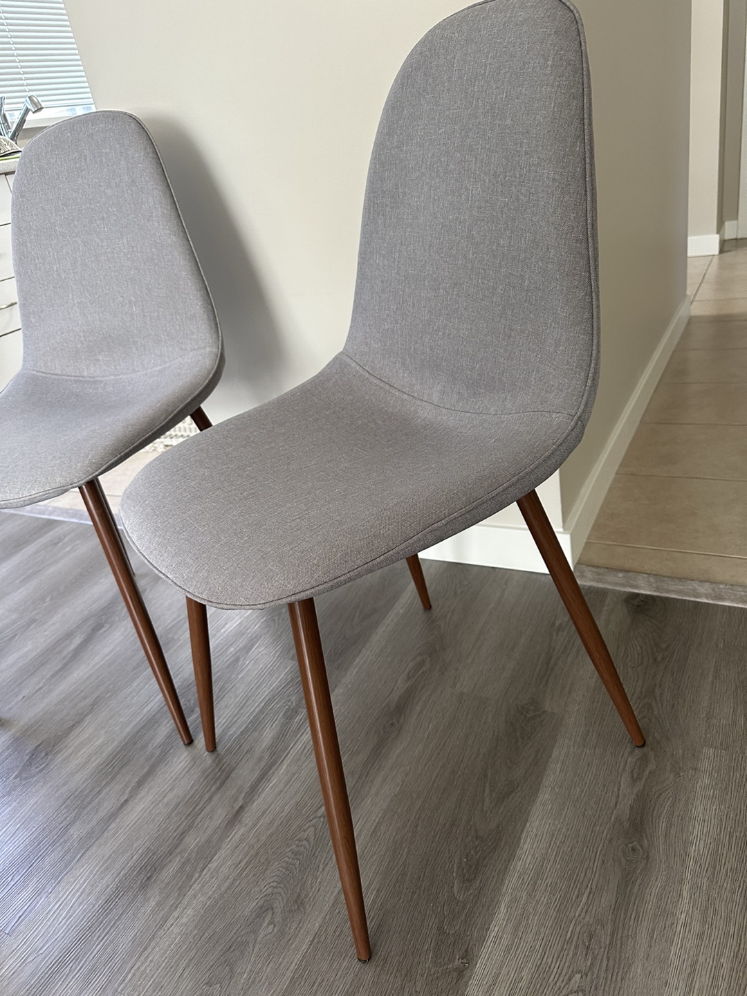 Lumisource Pebble Dining Side Chairs in Grey (Set of 2) - photo 2