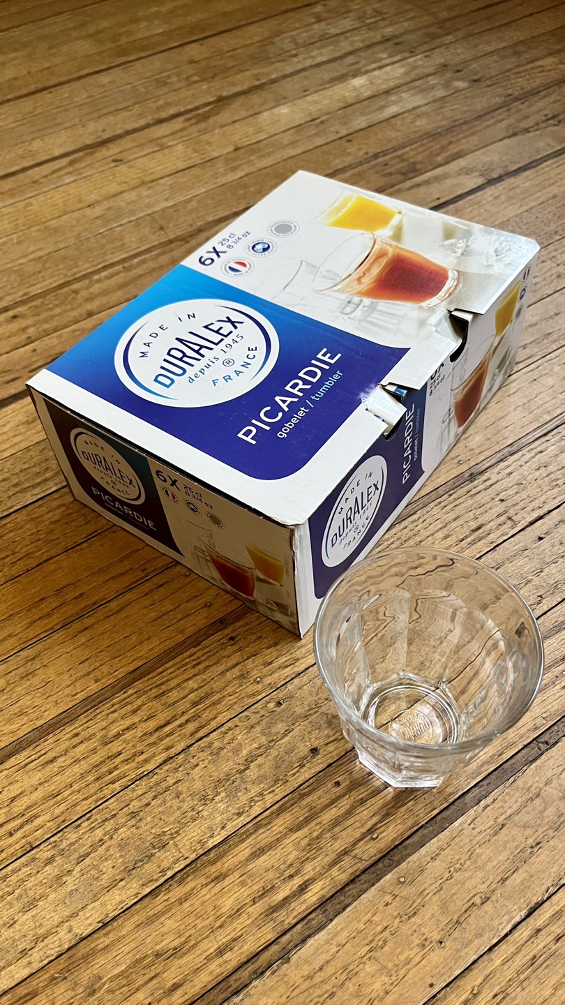 Brand New Set of 6 Duralex Picardie Glasses 250ml ⬆️ thumbnail