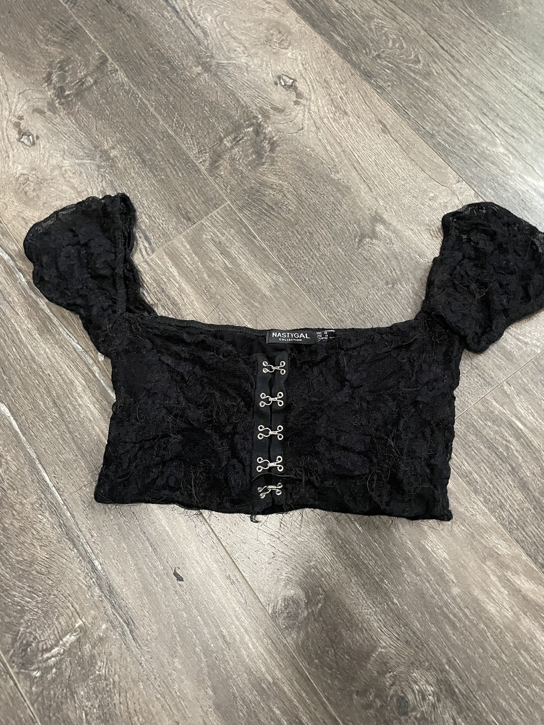 nasty gal lace top thumbnail