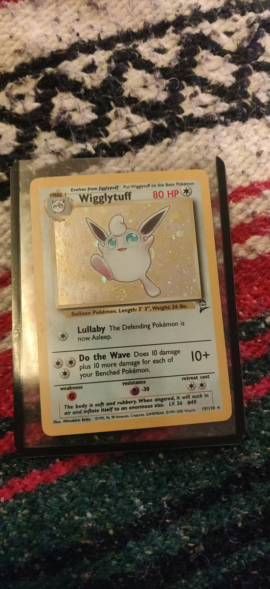 Wigglytuff Holographic Pokemon Card thumbnail