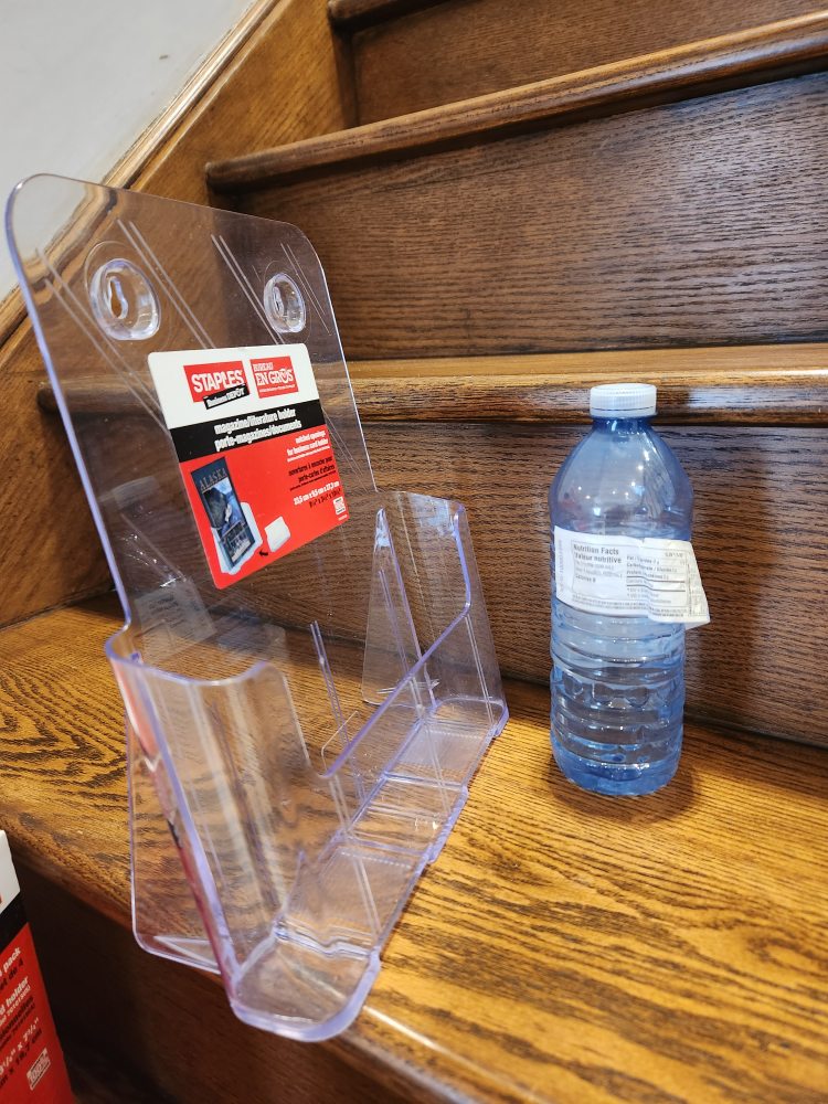 Brand New STAPLES Magazine/ literature/ brochure Holders image indicator(2)